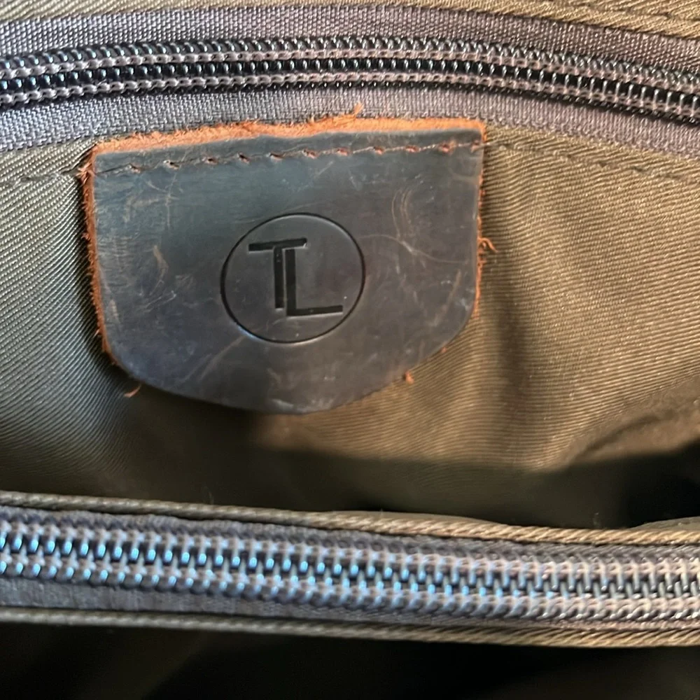 Olive Green Canvas Backpack - Classic,‎ 11x4” depth